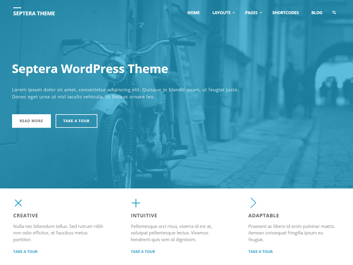 Septera theme screenshot