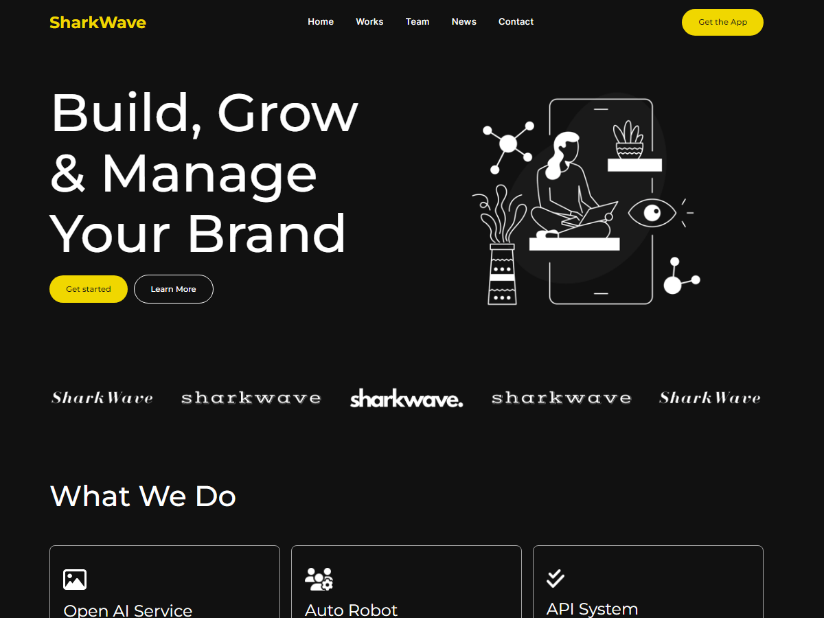 SharkWave theme screenshot