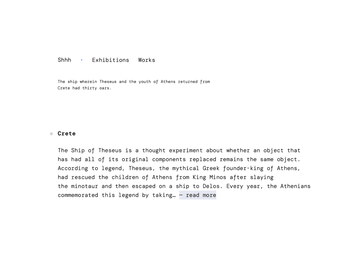 Shhh theme screenshot