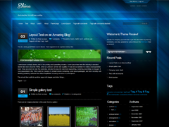 Shine theme screenshot