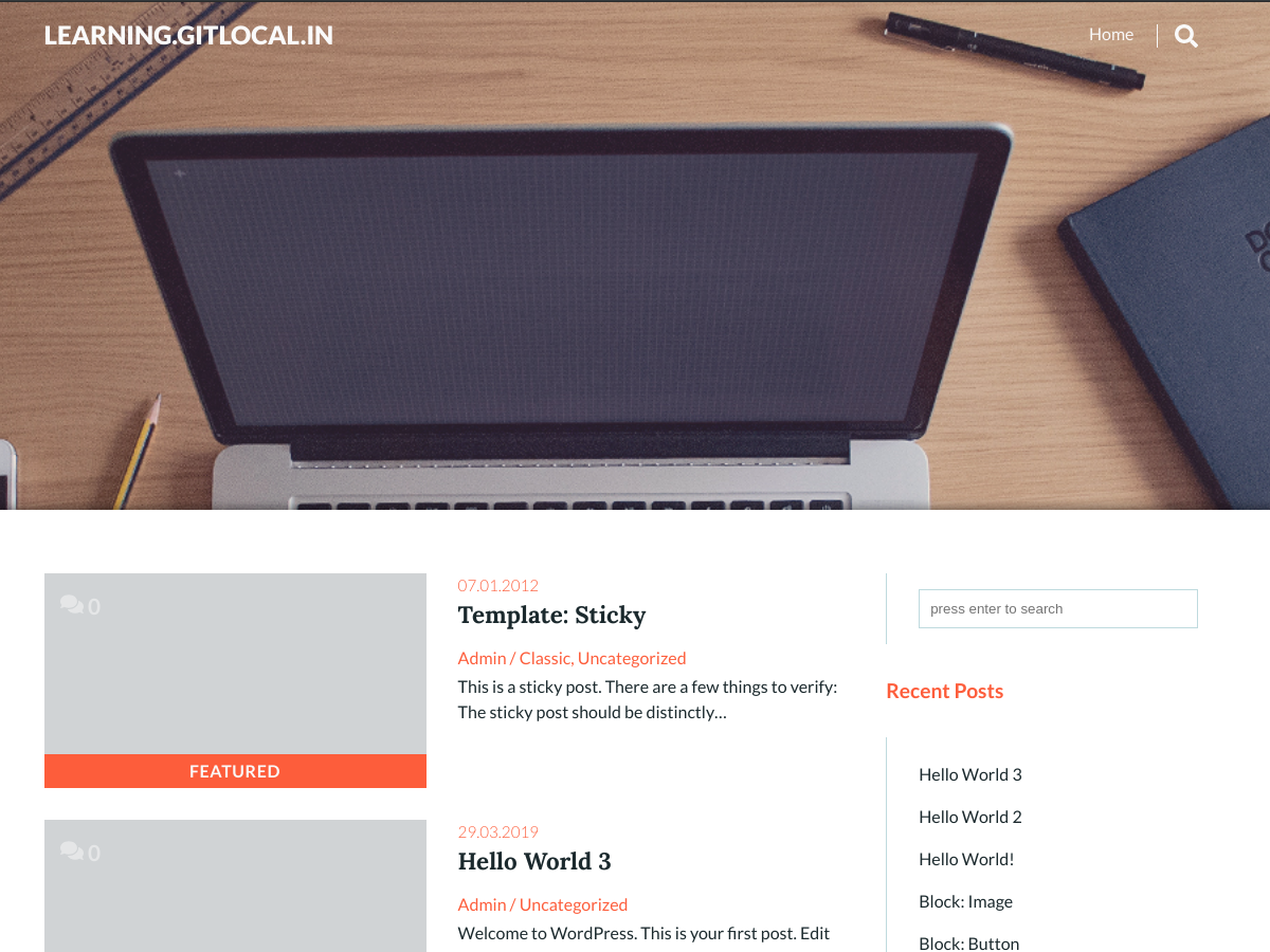 Shiny Blog theme screenshot