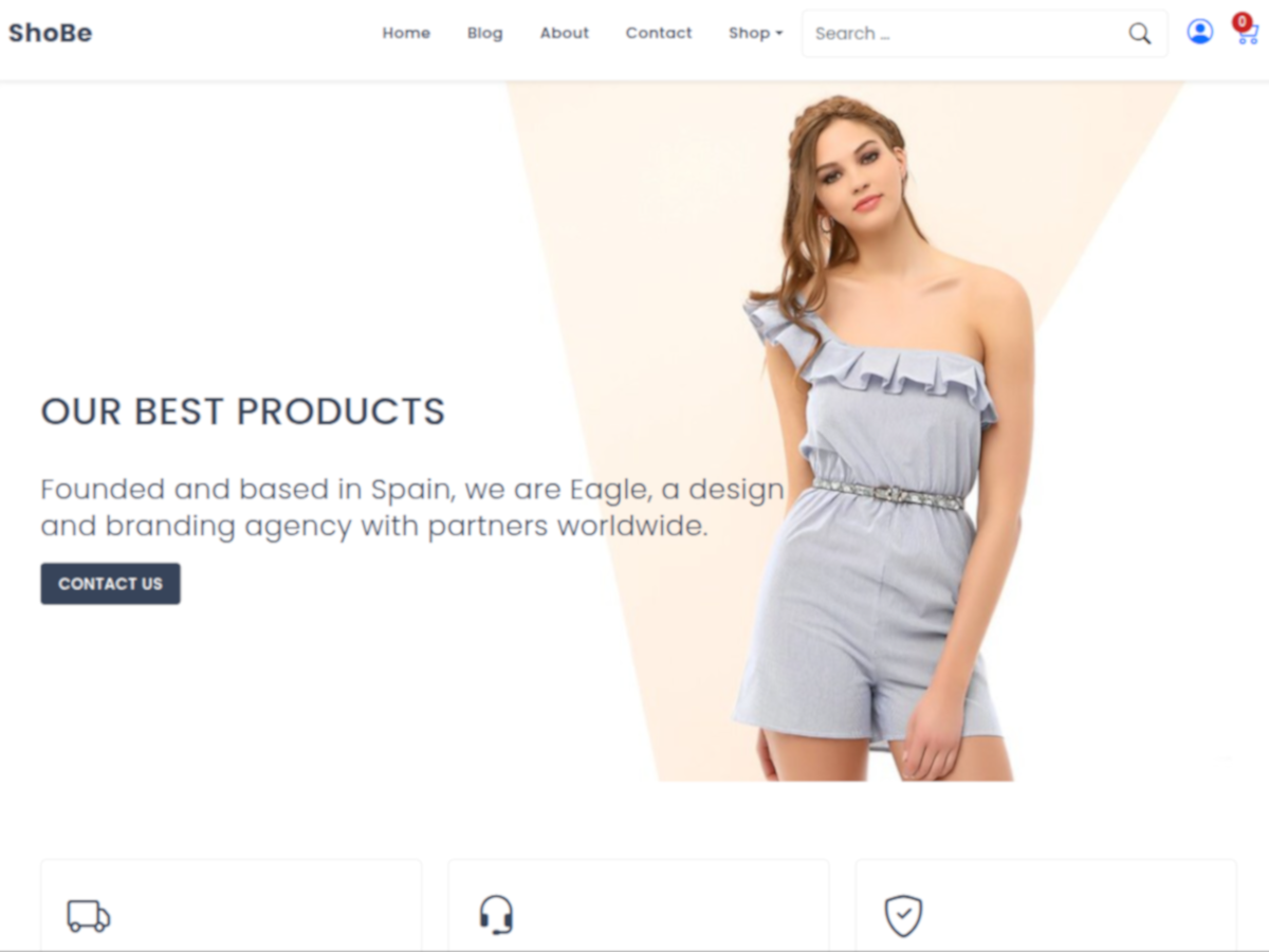 ShoBe theme screenshot