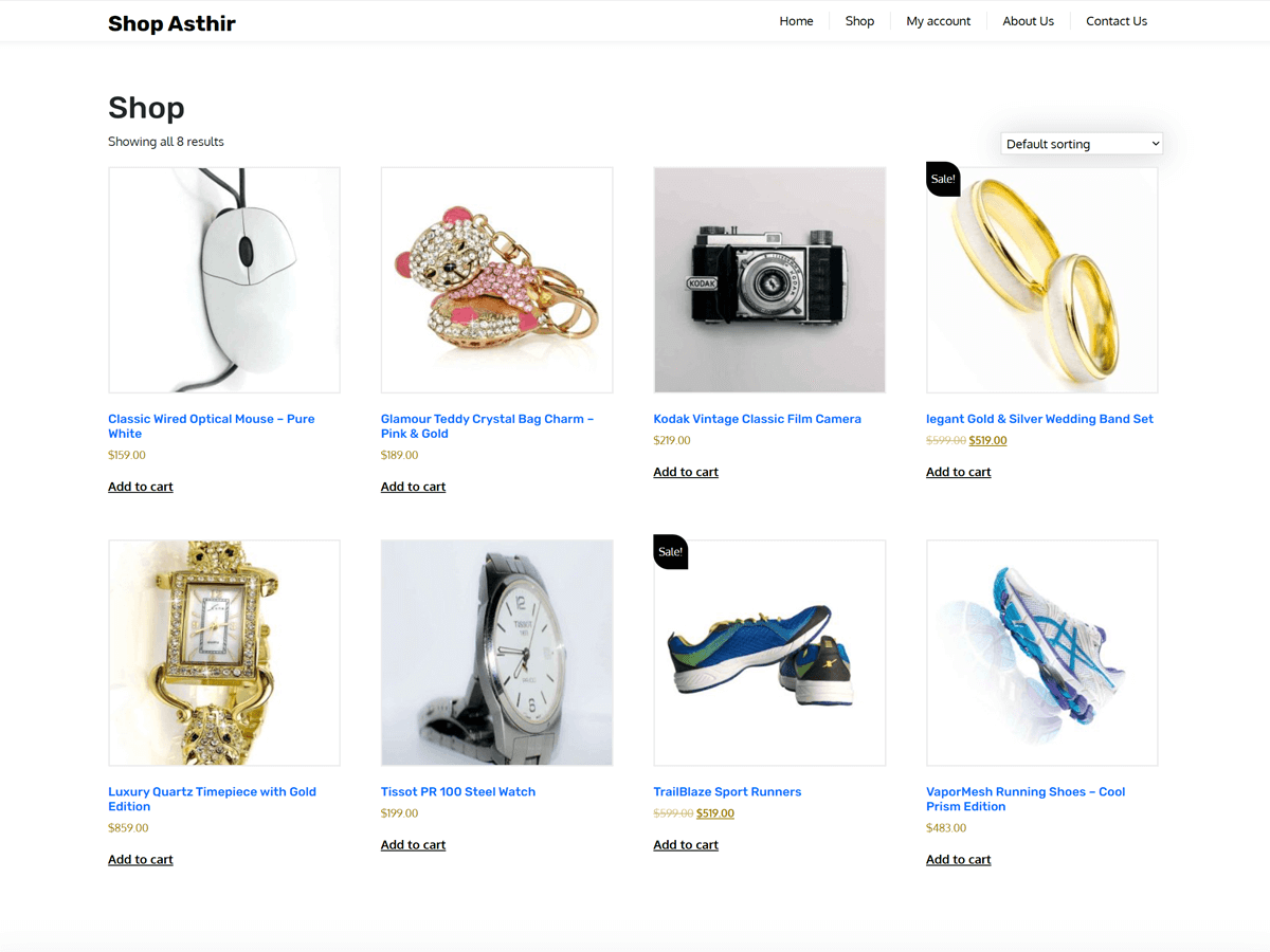 Shop Asthir theme screenshot