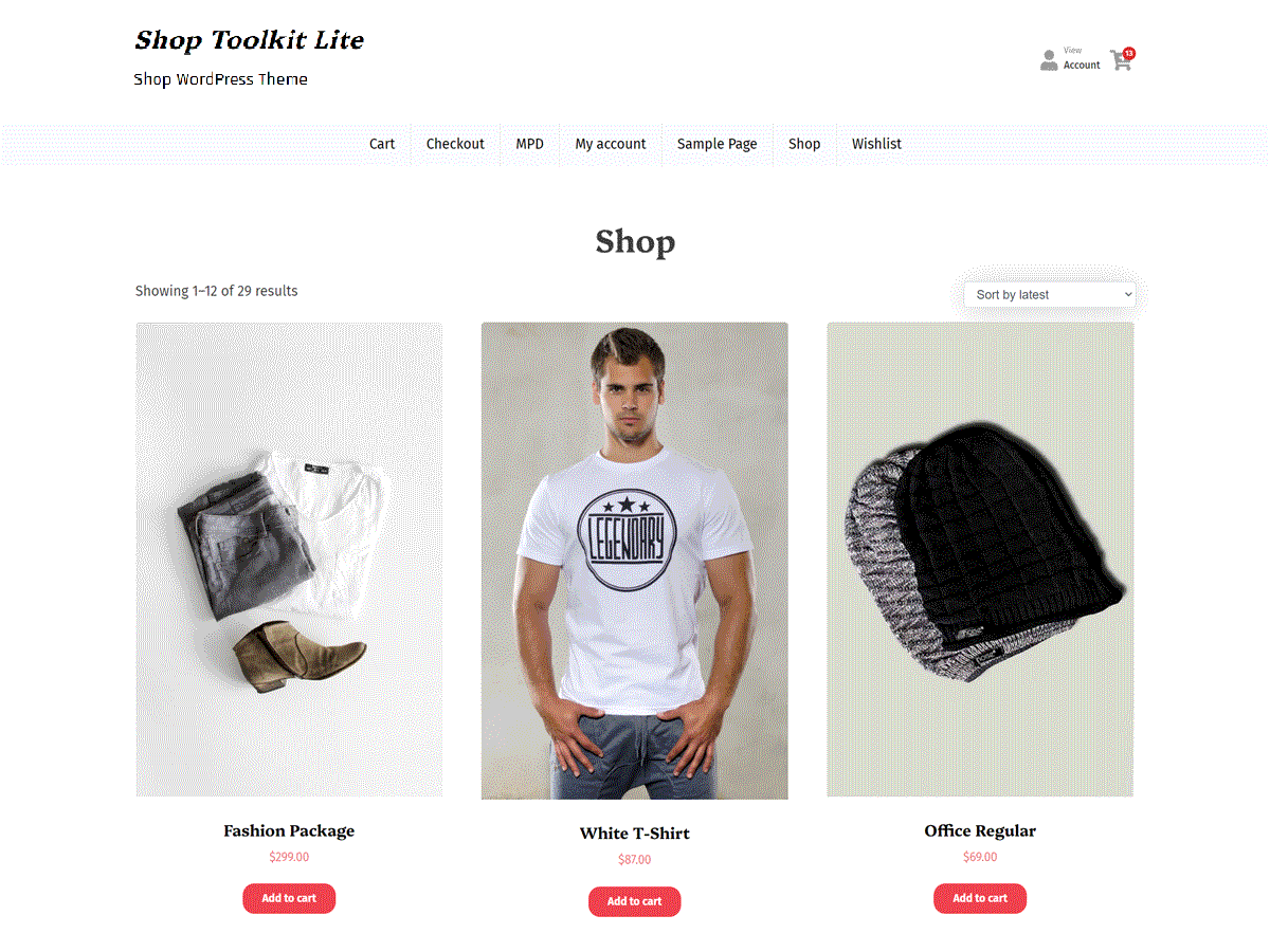 Shop Toolkit Lite theme screenshot