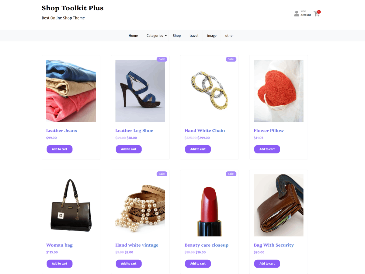 Shop Toolkit Plus theme screenshot
