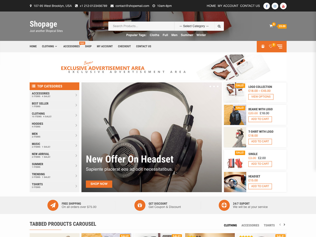 Shopage theme screenshot