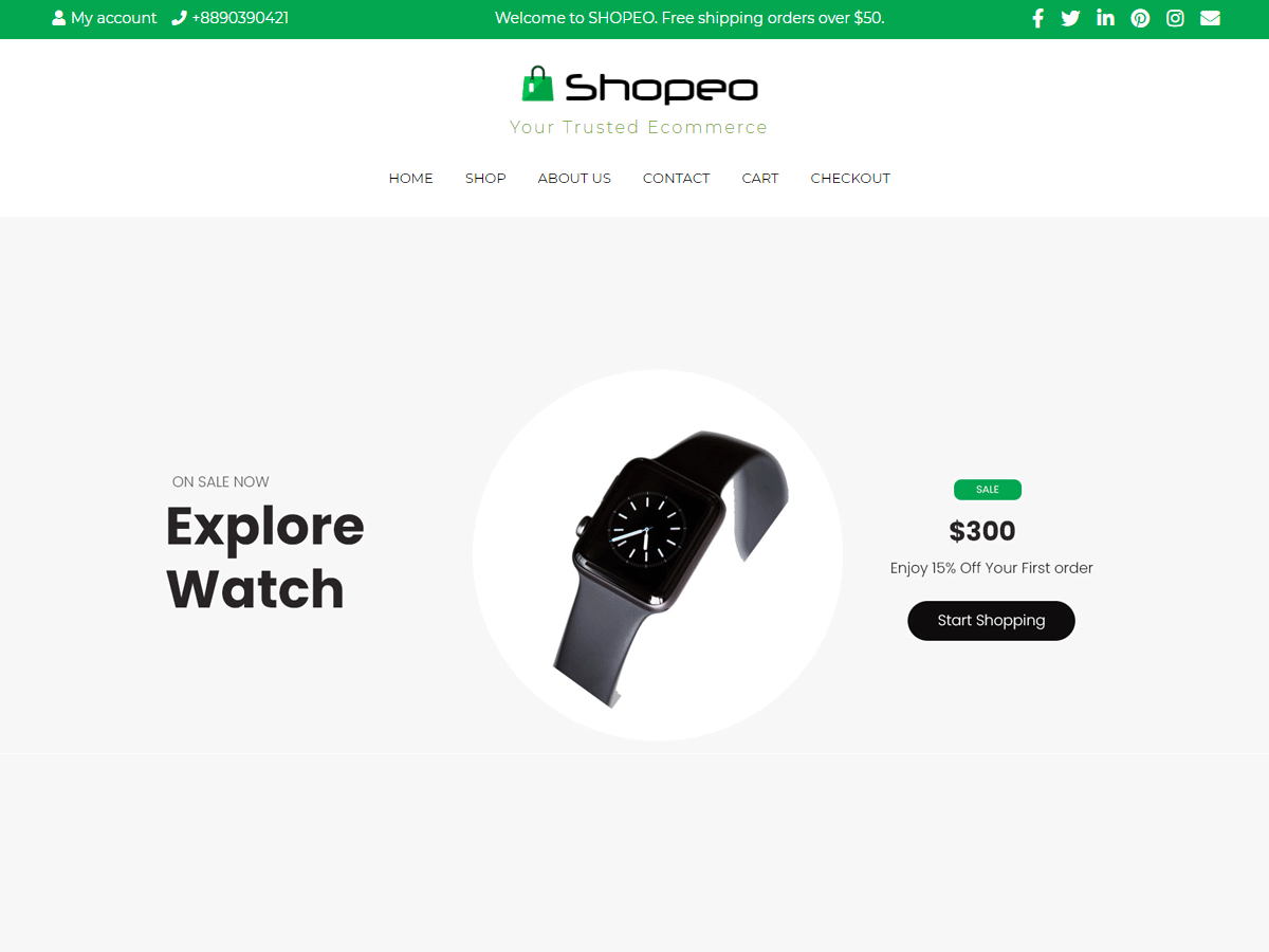 Shopeo theme screenshot