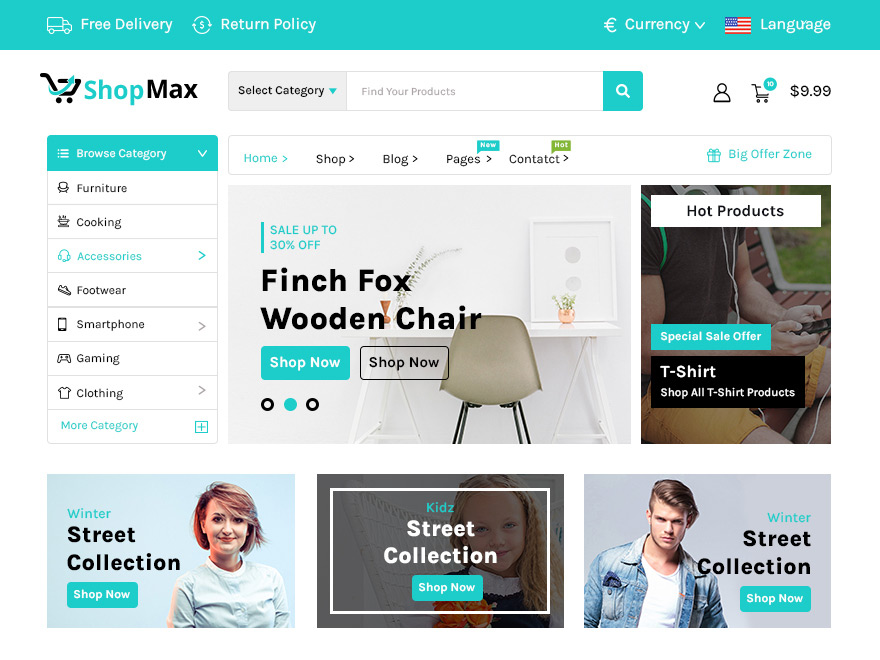 ShopMax theme screenshot