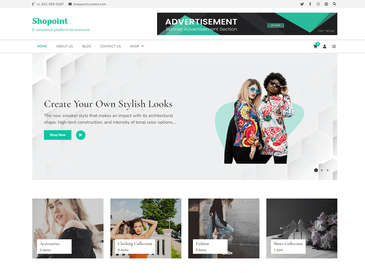 Shopoint theme screenshot