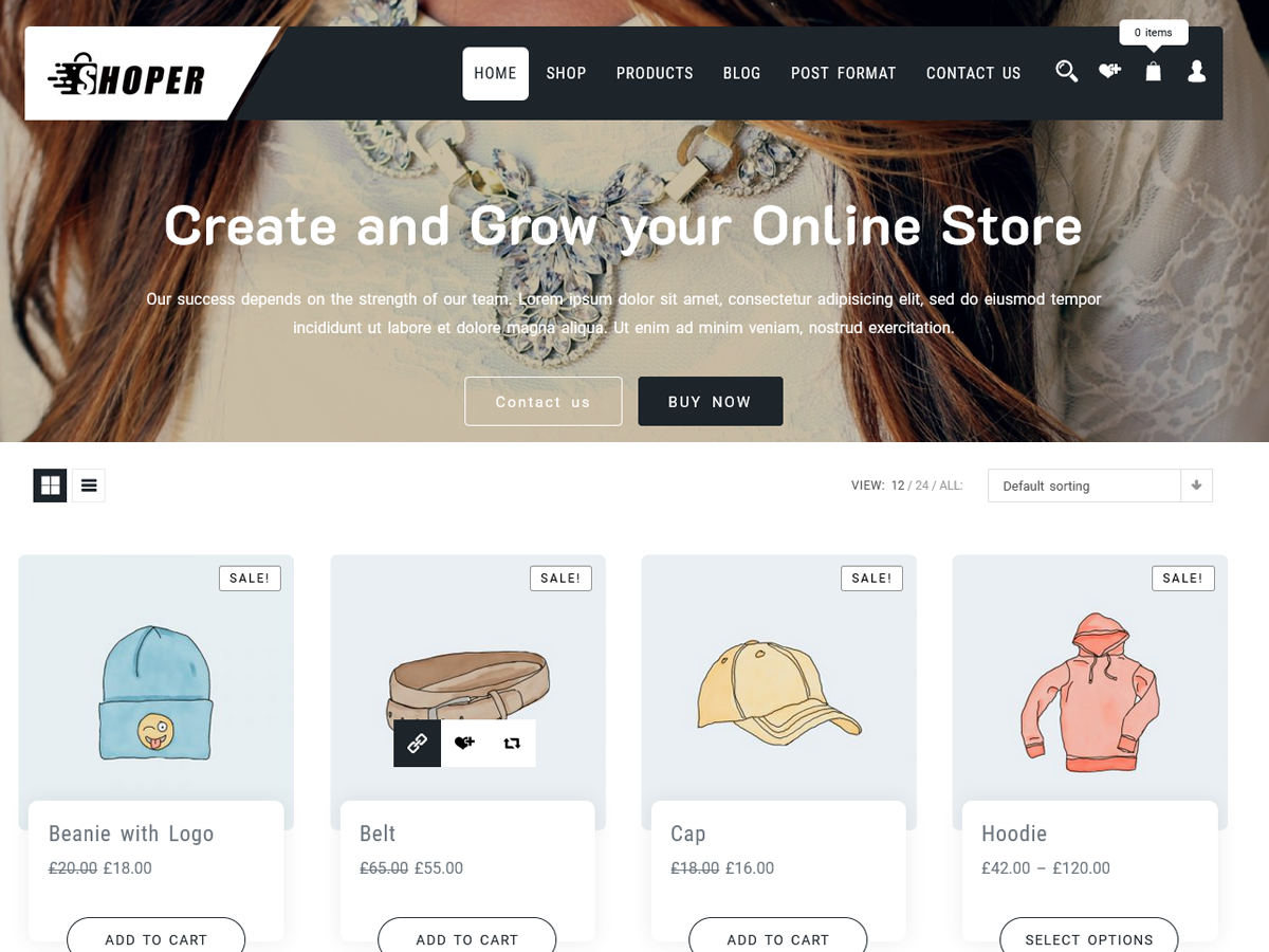 Shopper Shop theme screenshot