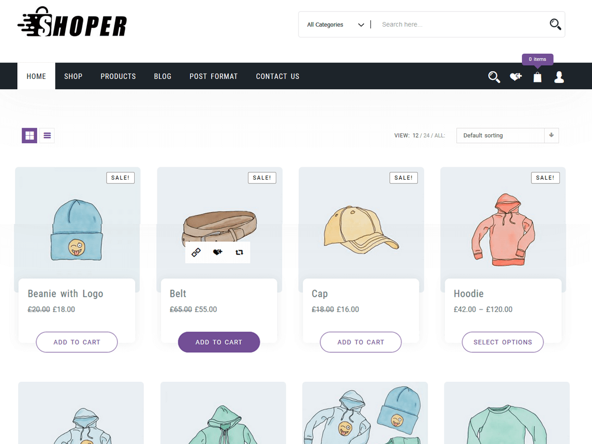 Shopper Store theme screenshot