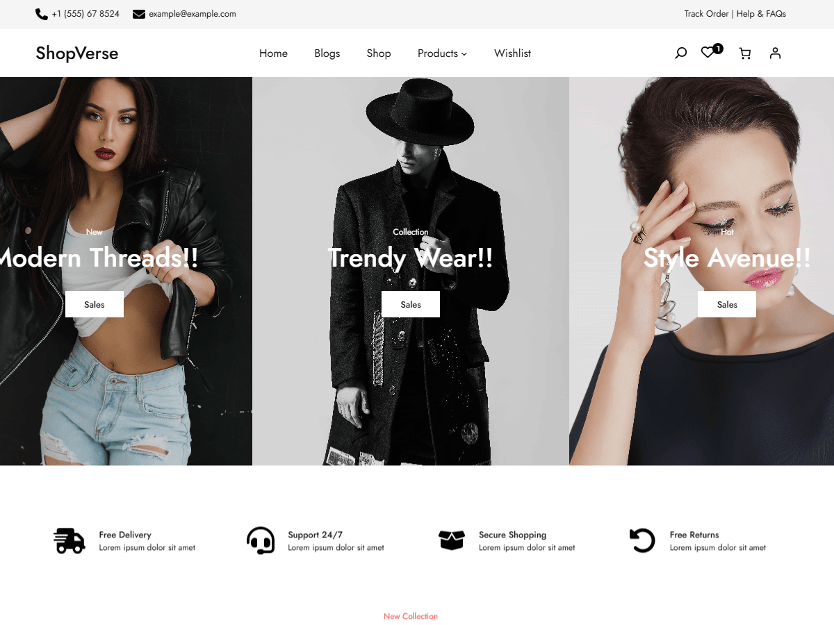 ShopVerse theme screenshot