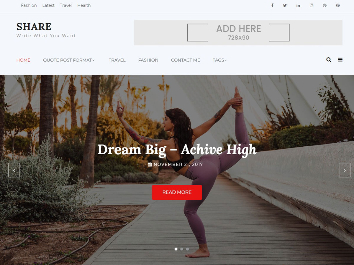 Shree theme screenshot