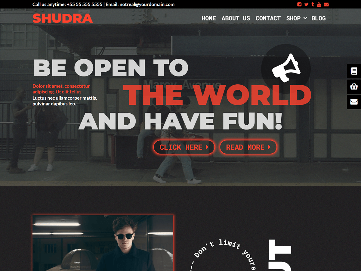 Shudra theme screenshot