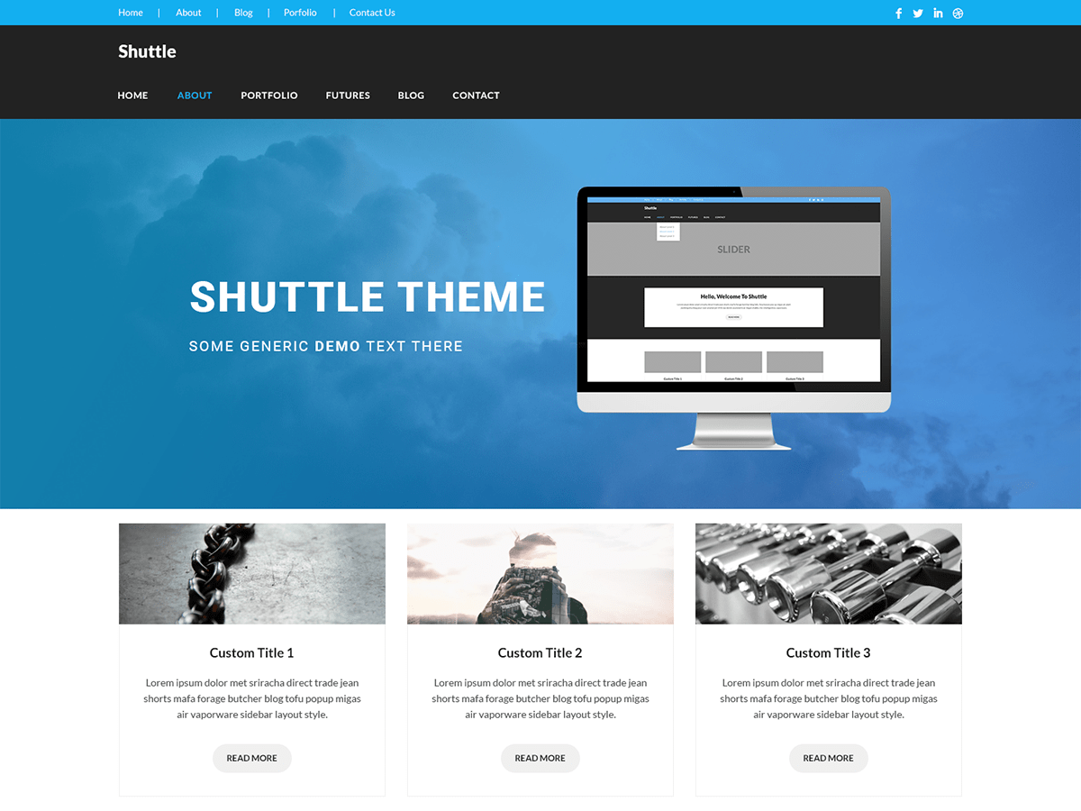 Shuttle Shop Dark theme screenshot