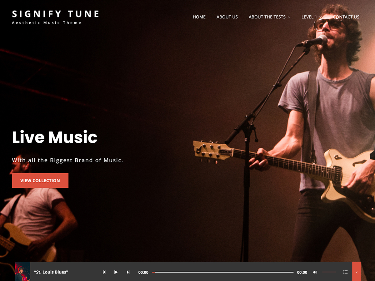 Signify Tune theme screenshot
