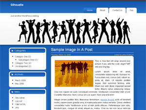 Silhouette theme screenshot