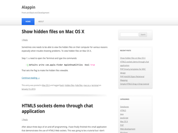 Silver Blue theme screenshot