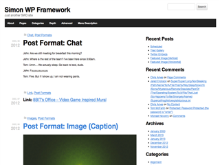 Simon WP Framework theme screenshot