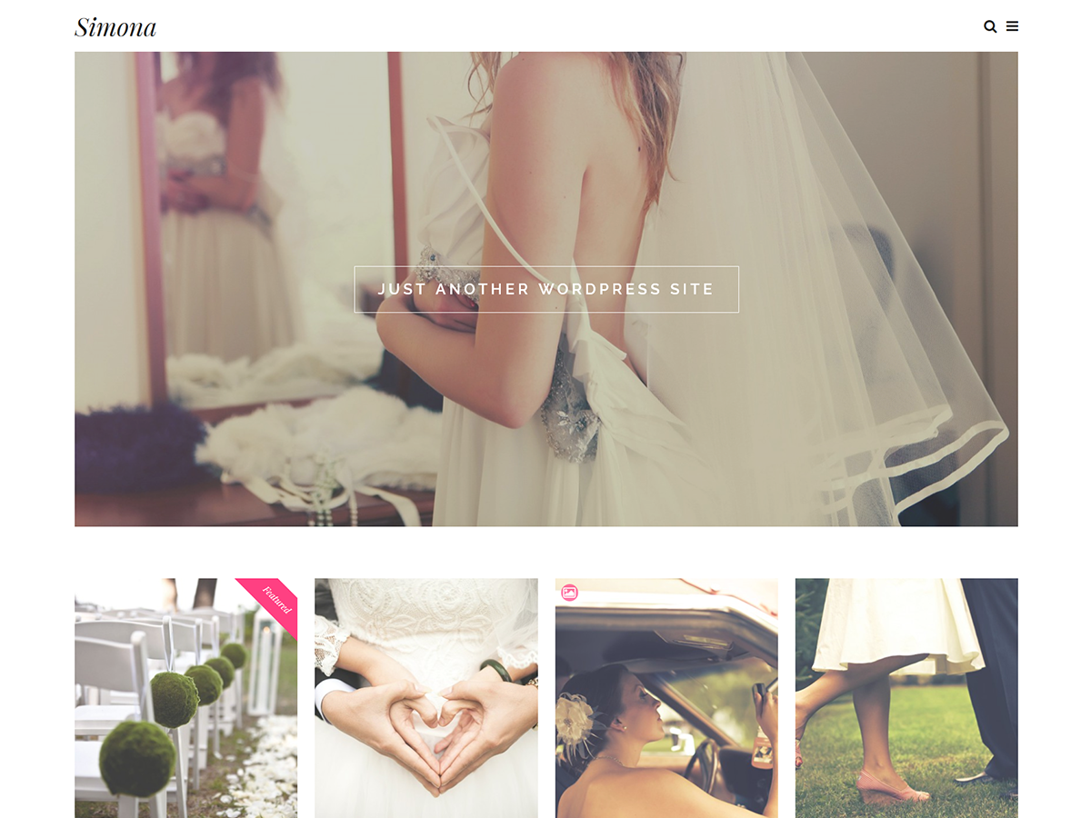 Simona theme screenshot