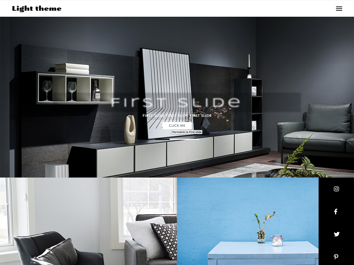 Simple light theme screenshot