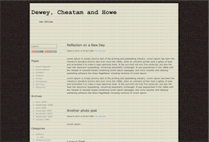 Simple Notepad theme screenshot