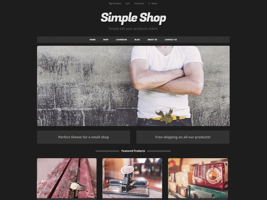 Simple Shop theme screenshot