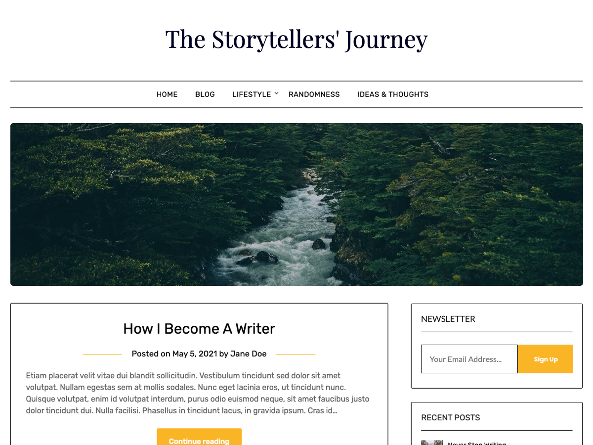 SimpleBasics theme screenshot
