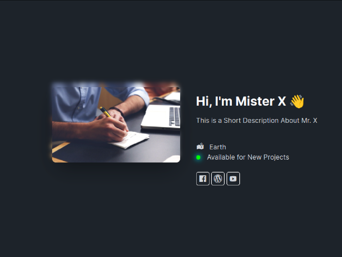 SimpleCharm Portfolio theme screenshot