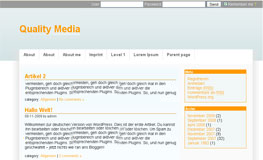 Simplex (bright) theme screenshot