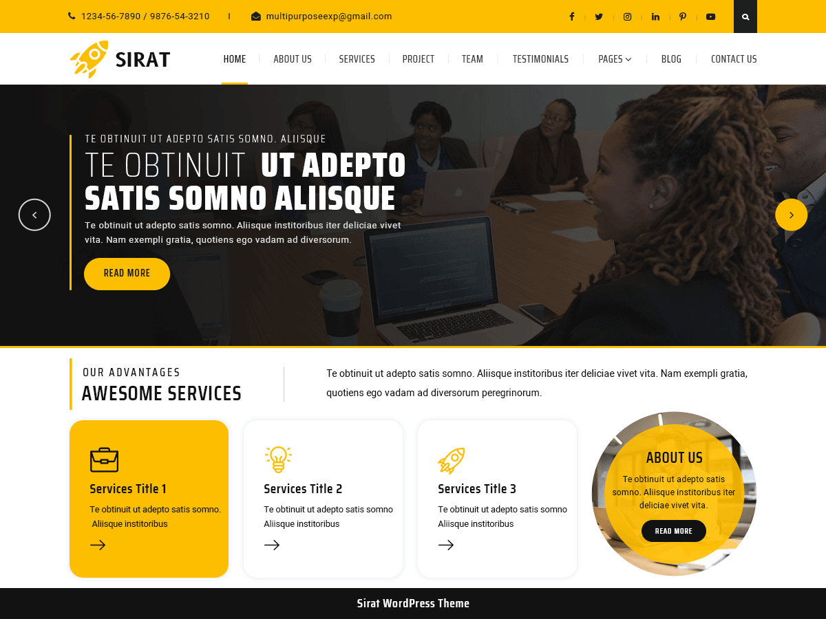 Sirat theme screenshot
