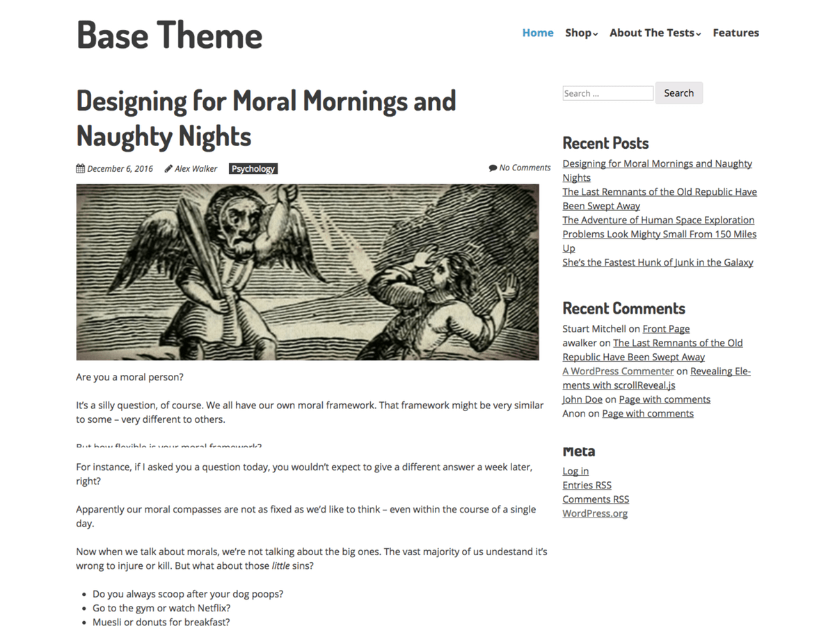 Sitepoint Base theme screenshot