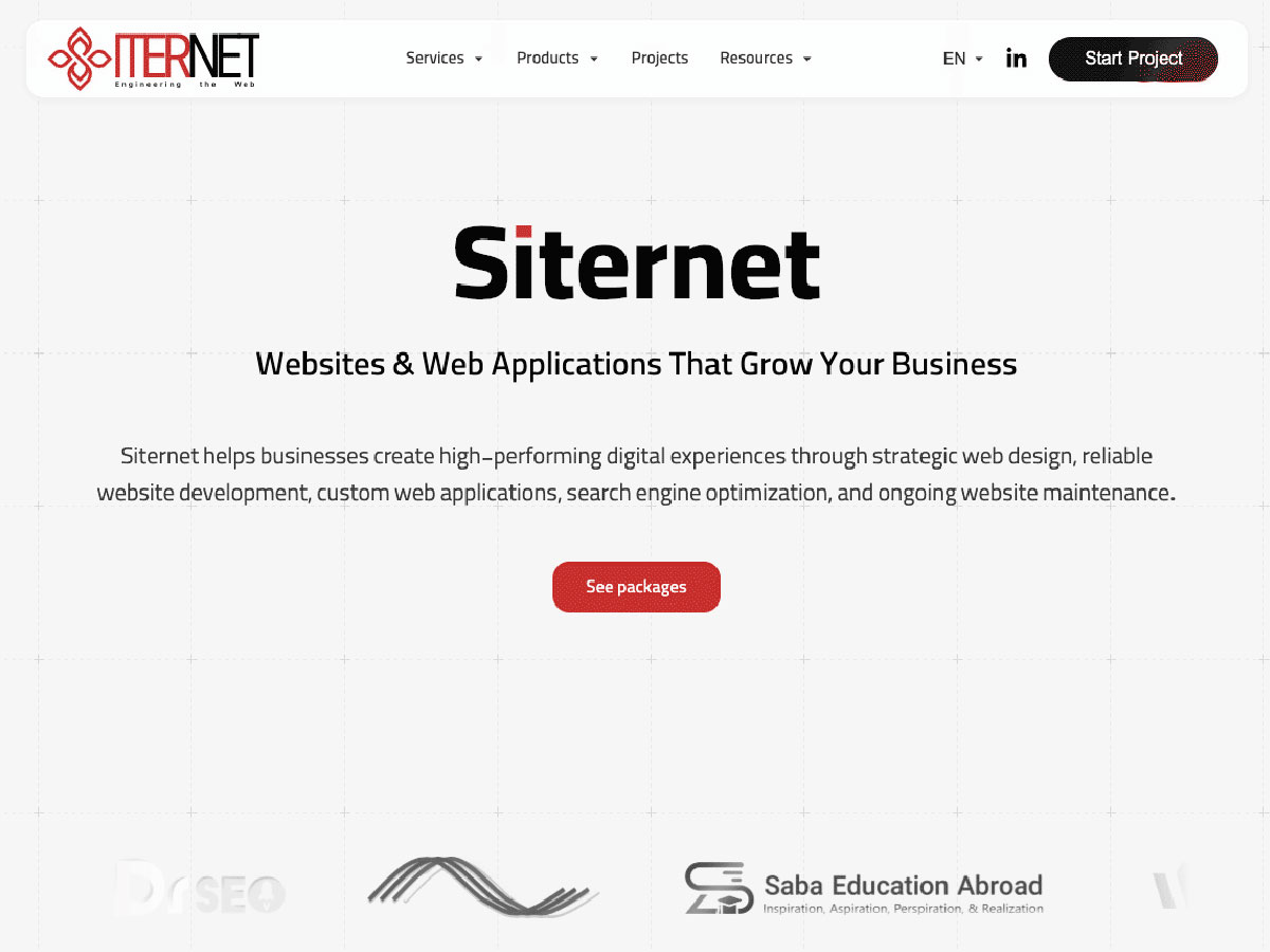 Siternet theme screenshot