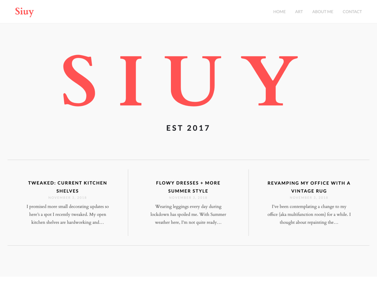 Siuy theme screenshot