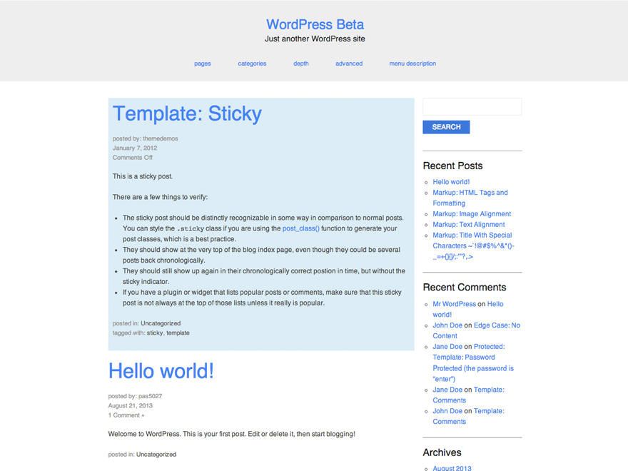 skeletos theme screenshot