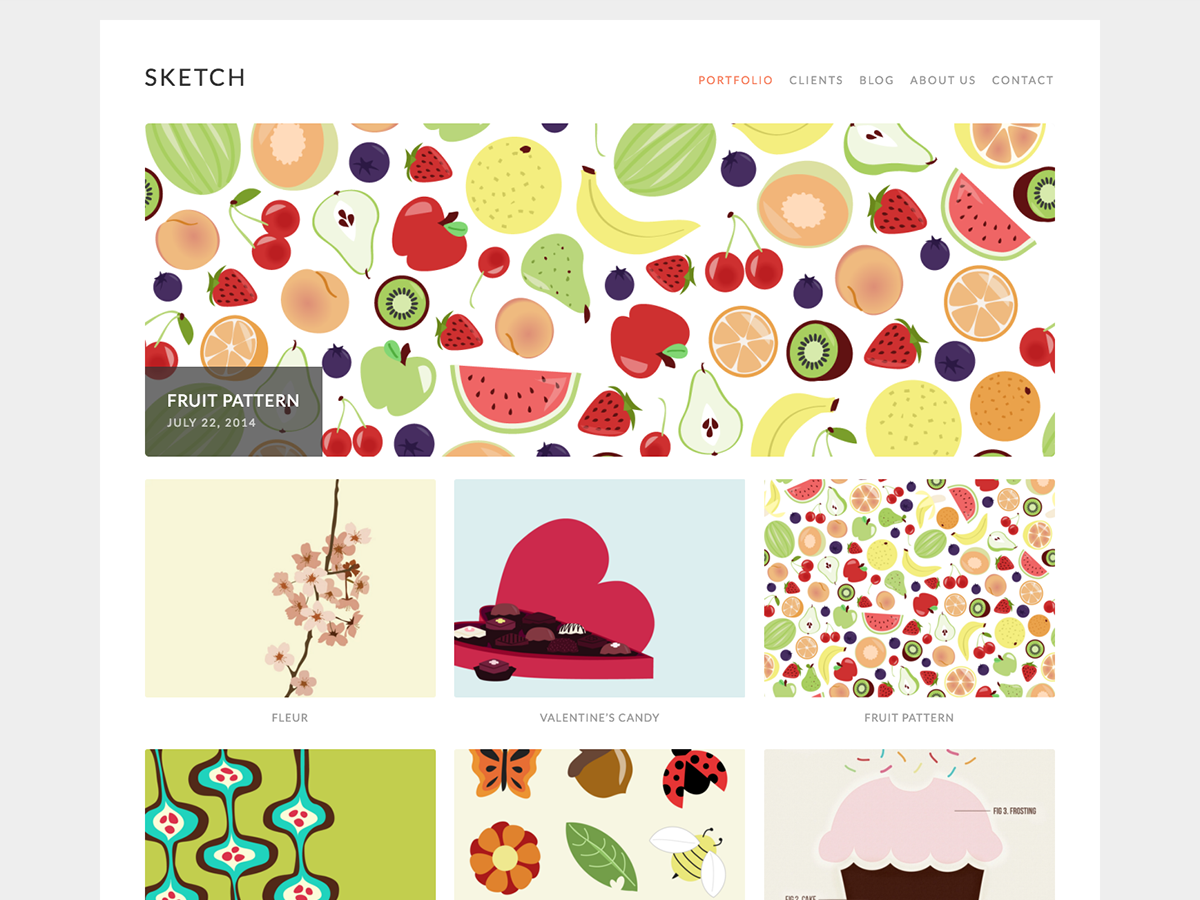 Sketch theme screenshot