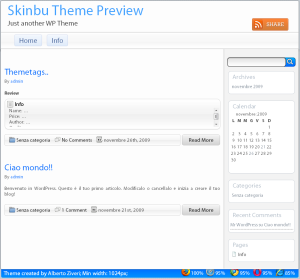 Skinbu theme screenshot