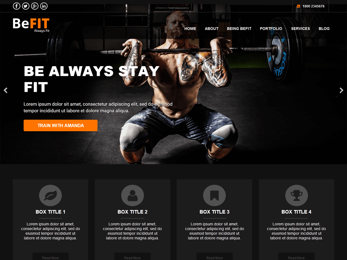 SKT BeFit theme screenshot