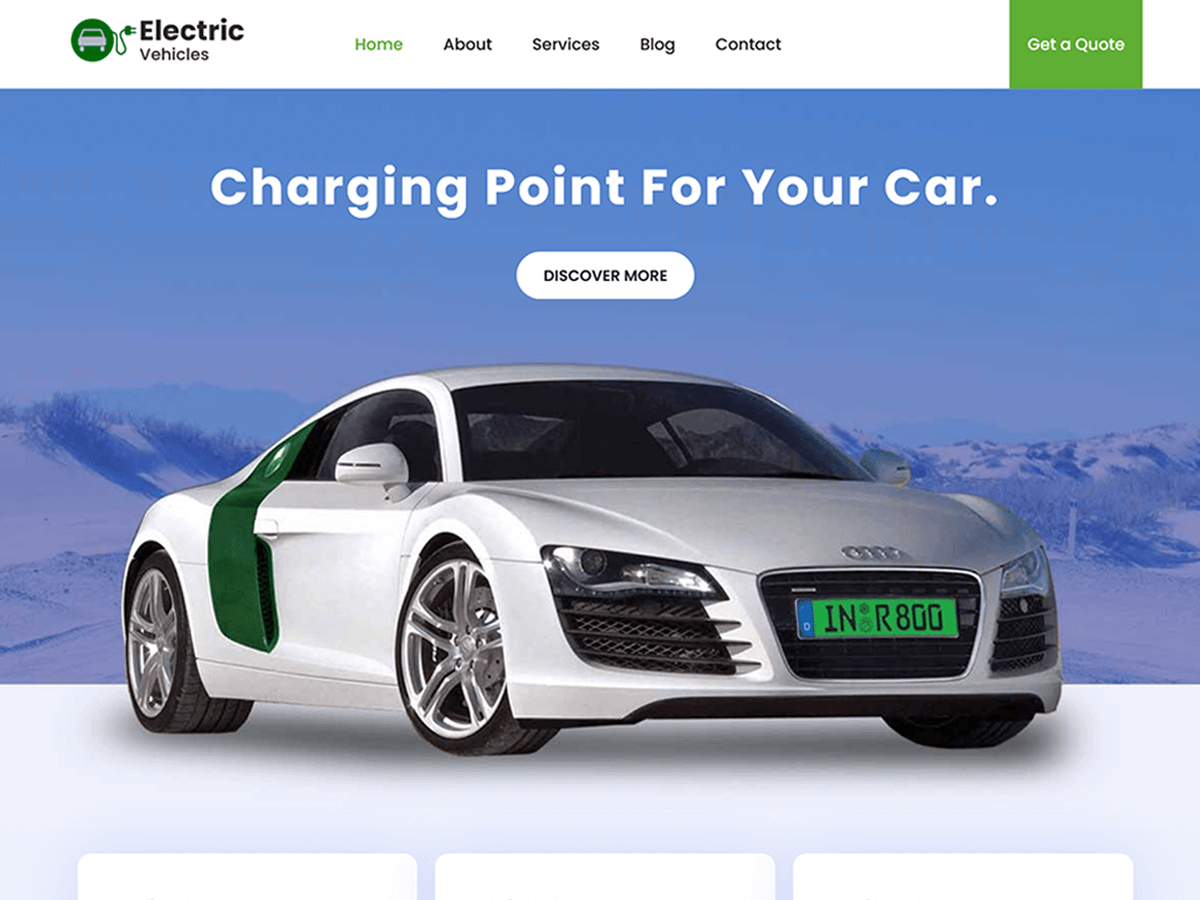 SKT eAuto theme screenshot