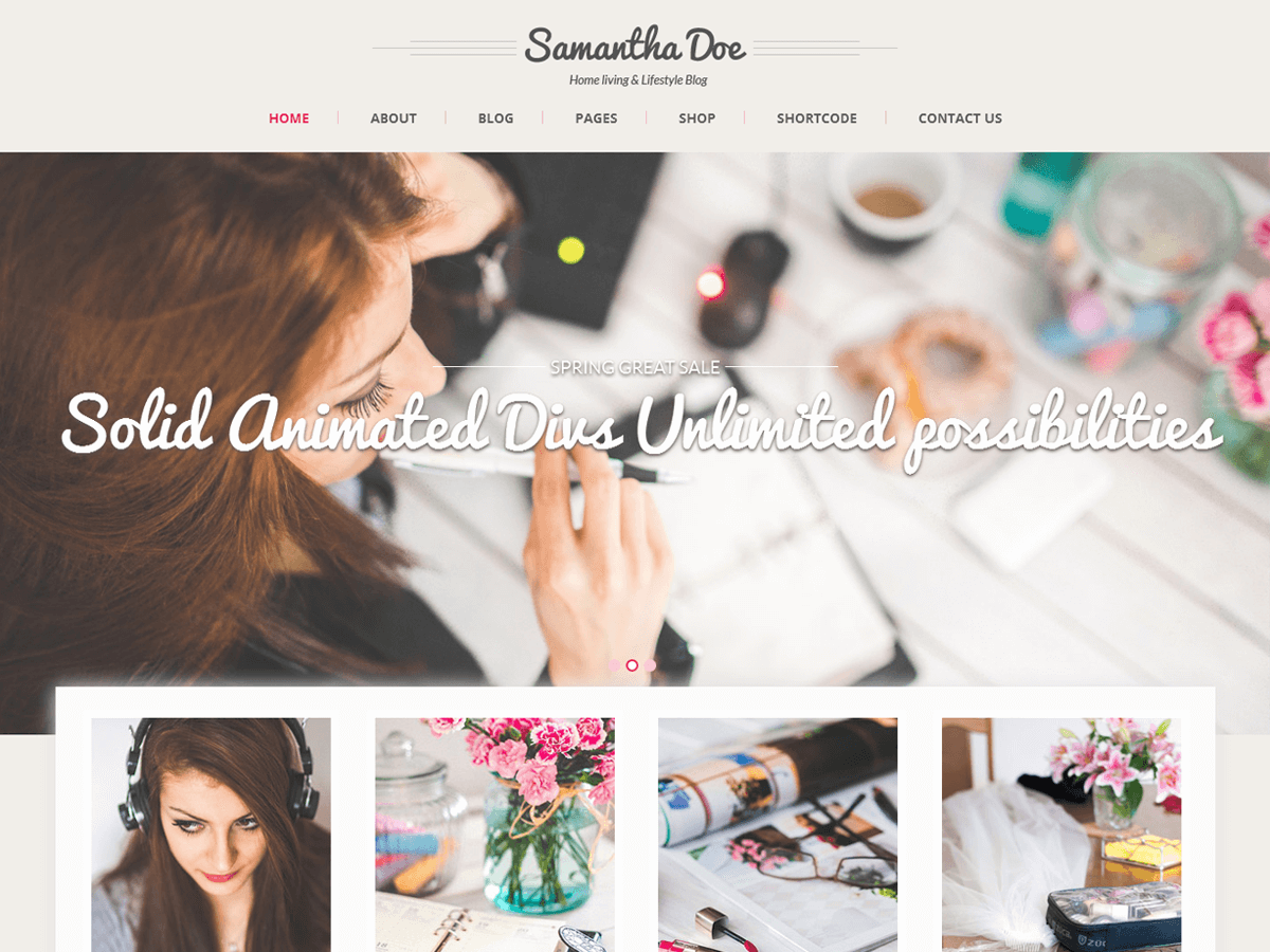 SKT Girlie Lite theme screenshot