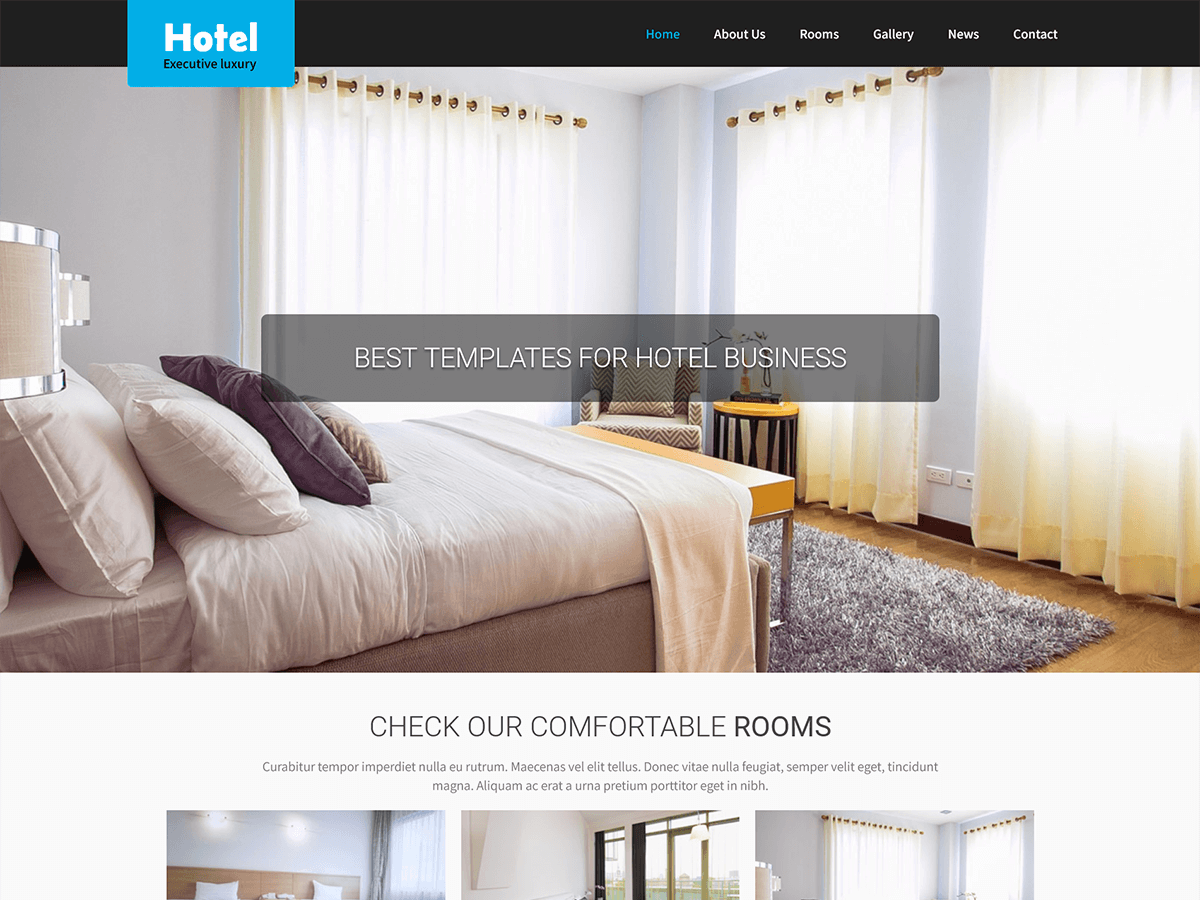SKT Hotel Lite theme screenshot