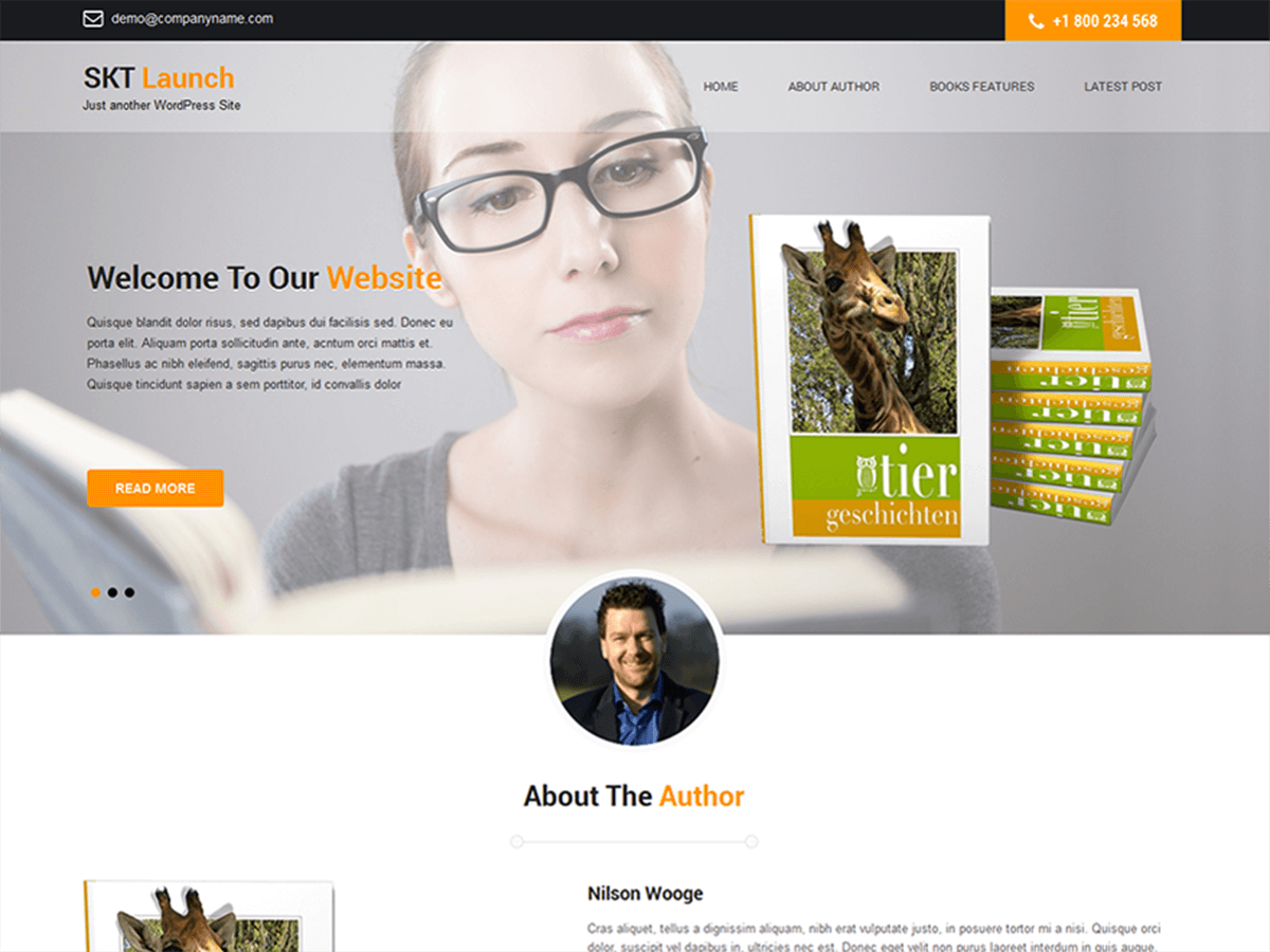 SKT Launch theme screenshot