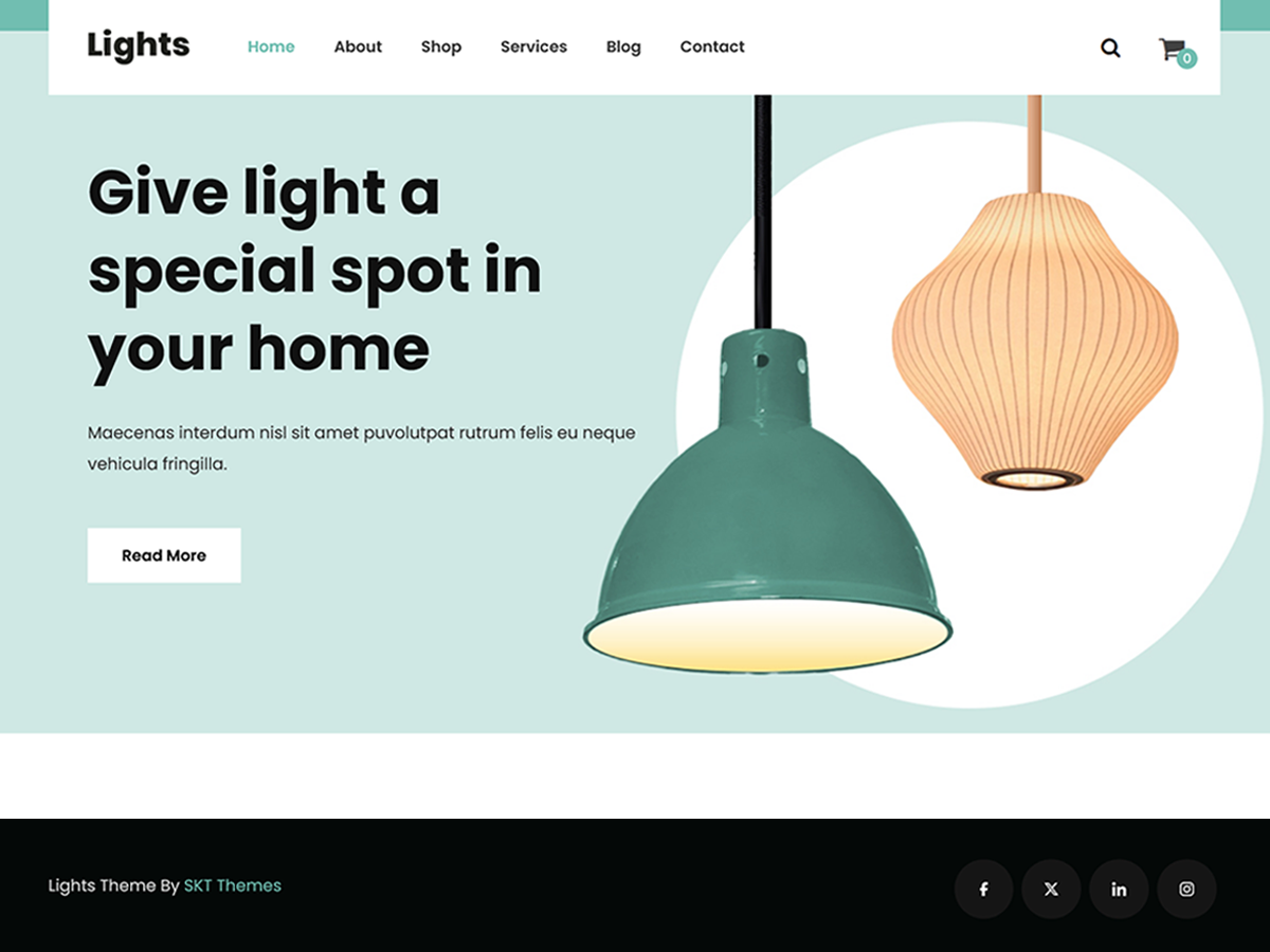 SKT Lights theme screenshot