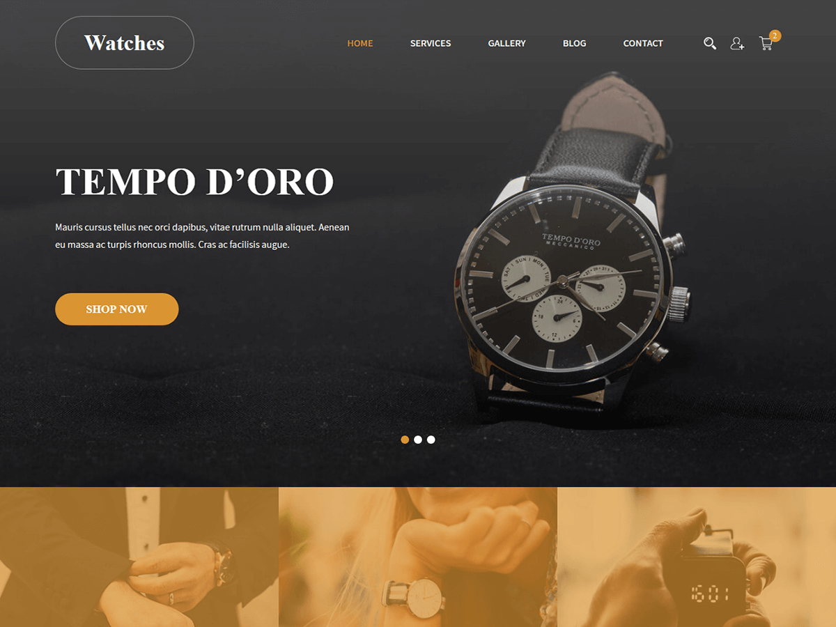 SKT Luxury theme screenshot