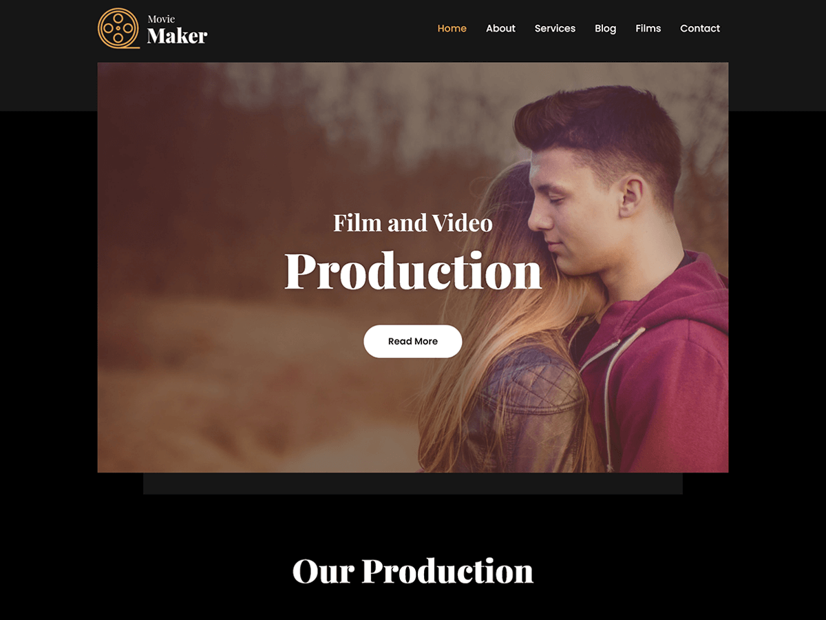 SKT Moviemaker theme screenshot