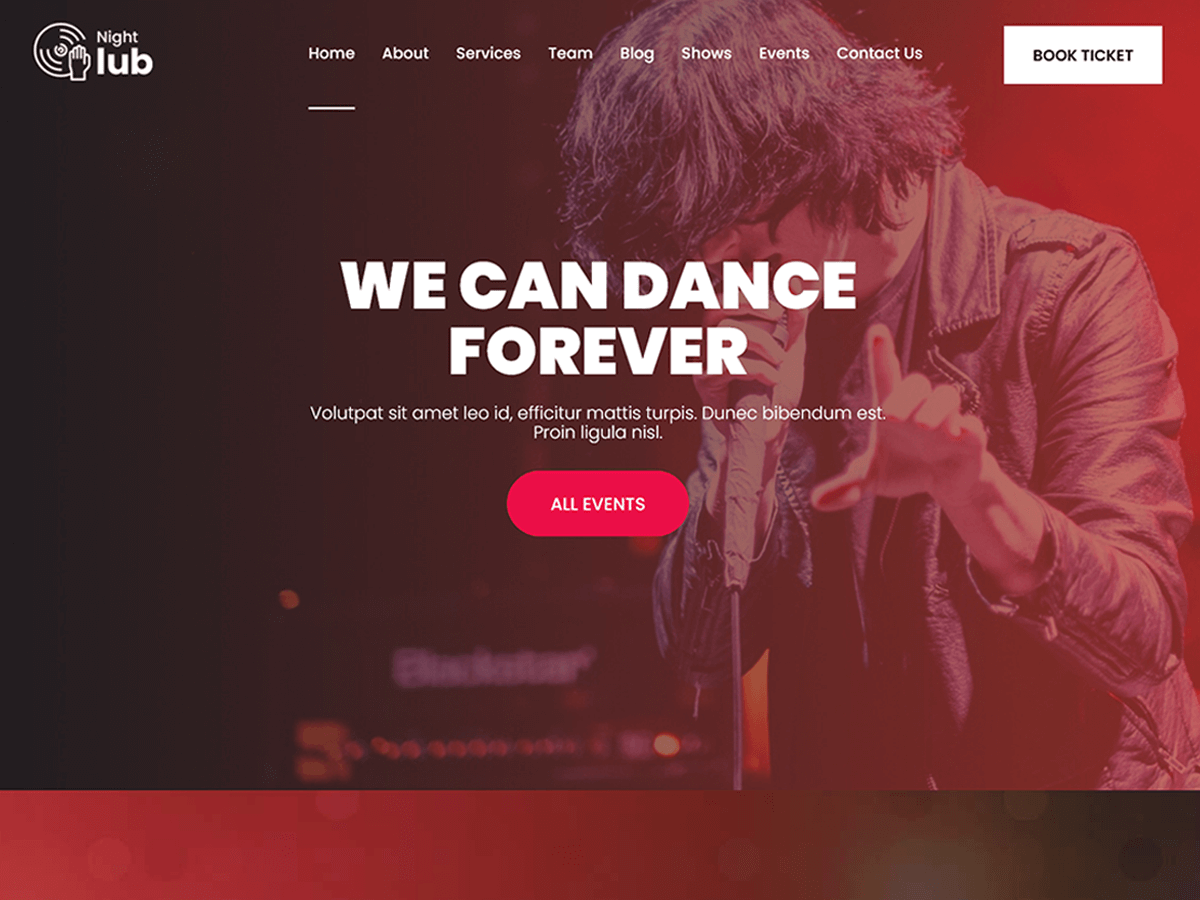 SKT Night Club theme screenshot