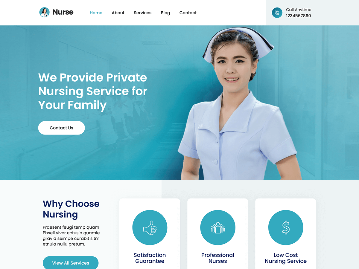 SKT Nurse theme screenshot