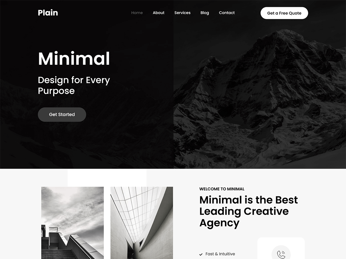 SKT Plain theme screenshot