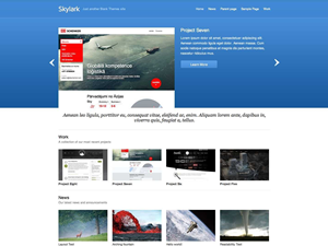 Skylark theme screenshot