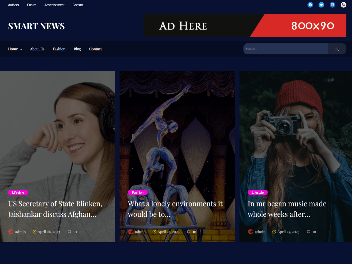 Smart News theme screenshot